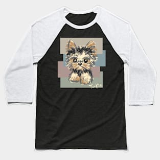 Yorkie puppy Baseball T-Shirt